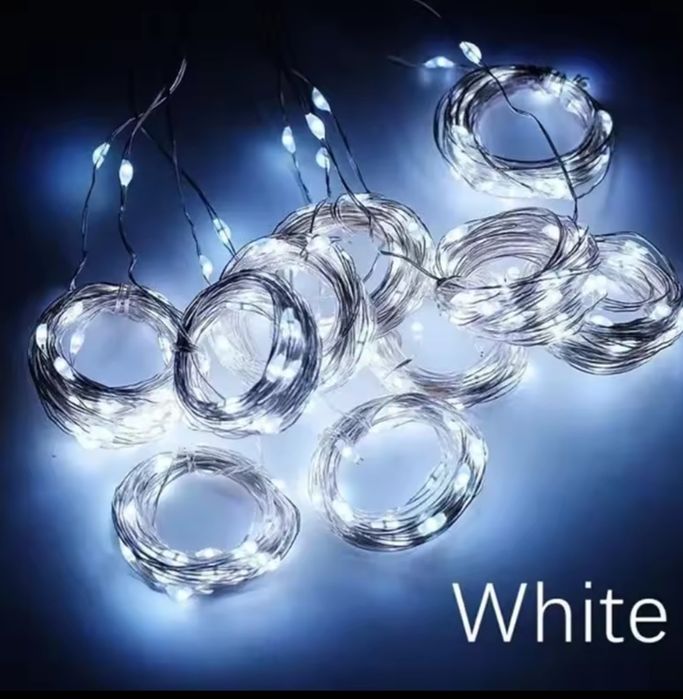 Світлодіодна гірлянда штора, USB, економна, від павербанку