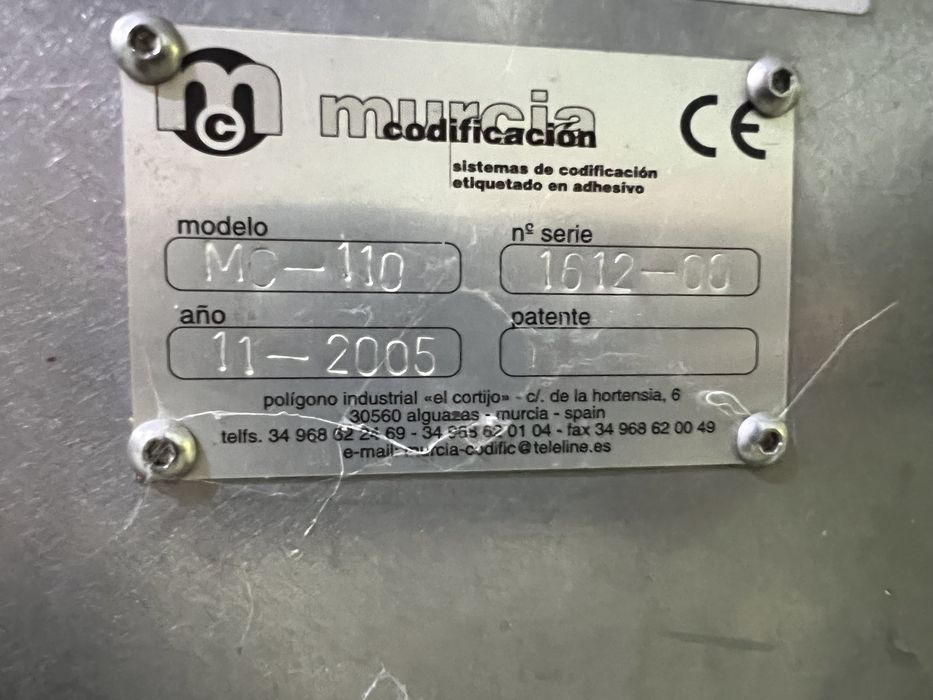 Rótuladora para garrafas