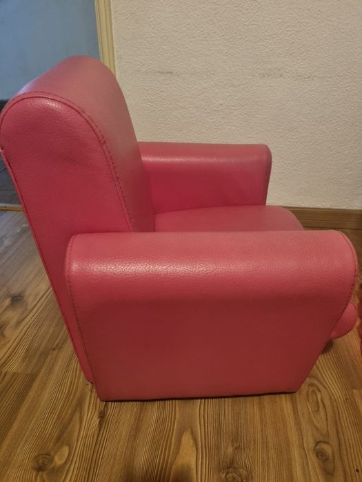 Sofá criança rosa