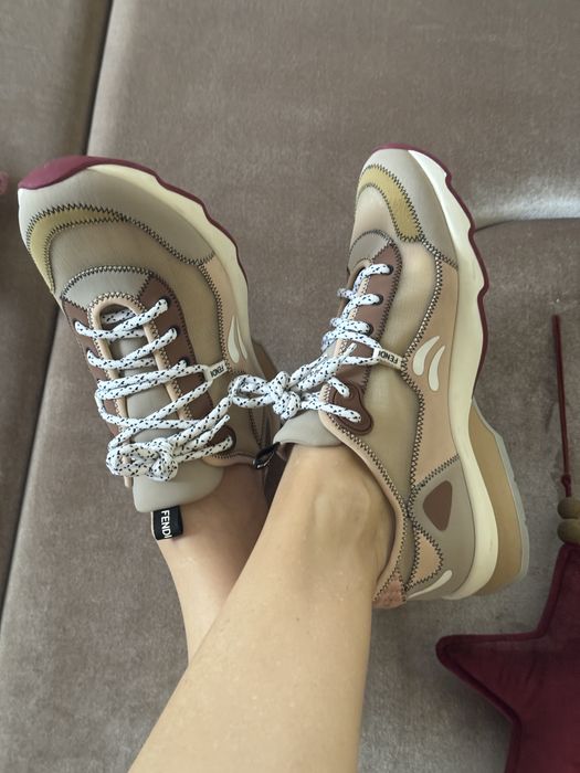 Кросівки  Fendi Freedom FF Patchwork Sneakers