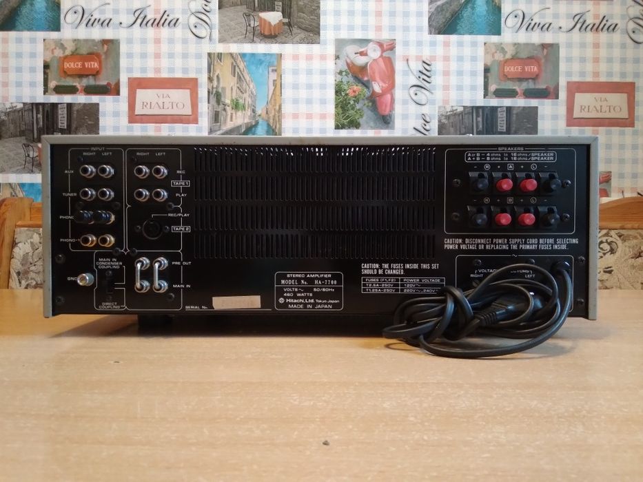 Мощный винтажный Hitachi HA-7700,2×110Вт,АССОРТИМЕНТ,гарантия!
