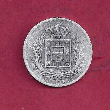 MONARQUIA D. LUIS I   500  REIS 1864 ESCASSA    PRATA