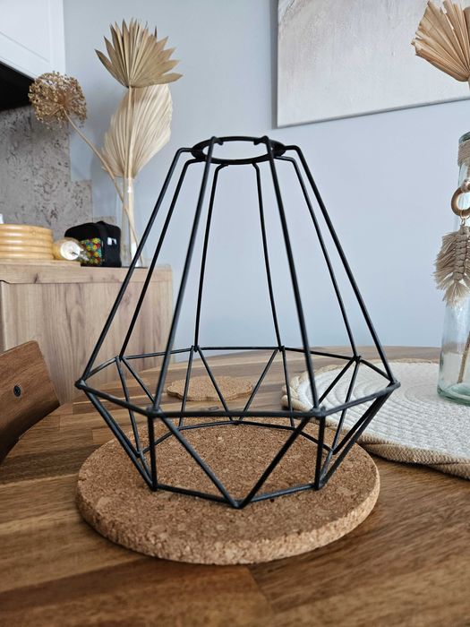 Klosze czarne metalowe loft E27 - 4 sztuki