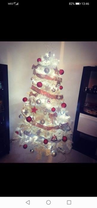 Arvore de Natal branca