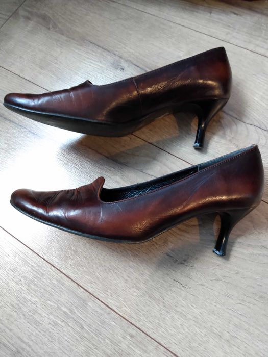 Brązowe szpilki rozmiar 40