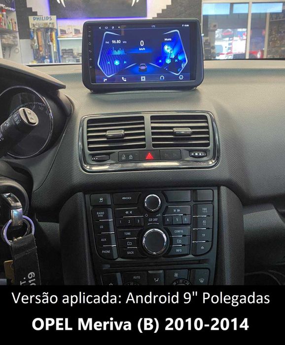 (NOVO) Rádio 2DIN • OPEL Meriva B • Zafira C (Tourer) Android [4+64GB]