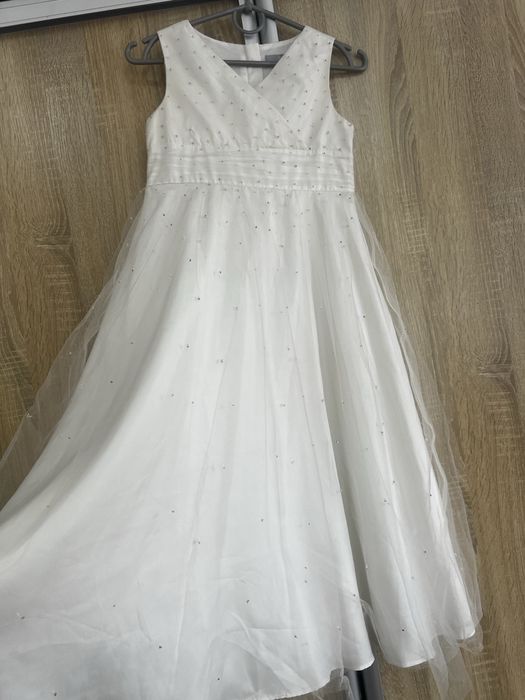 Платтячко біленьке на дівчинку 8-10р.