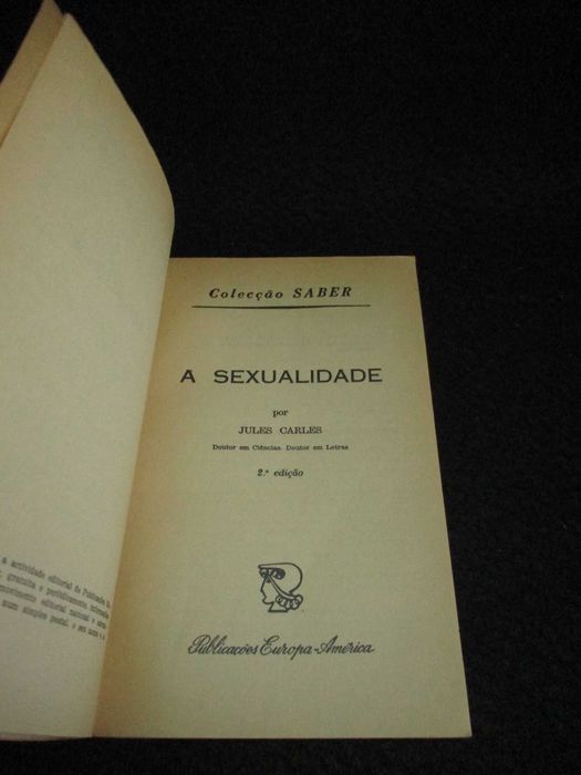 Livro A Sexualidade Jules Carles Saber 1965
