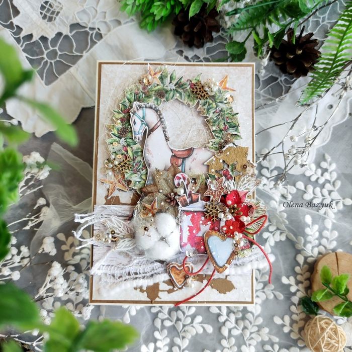 Новорічні листівки ручної роботи