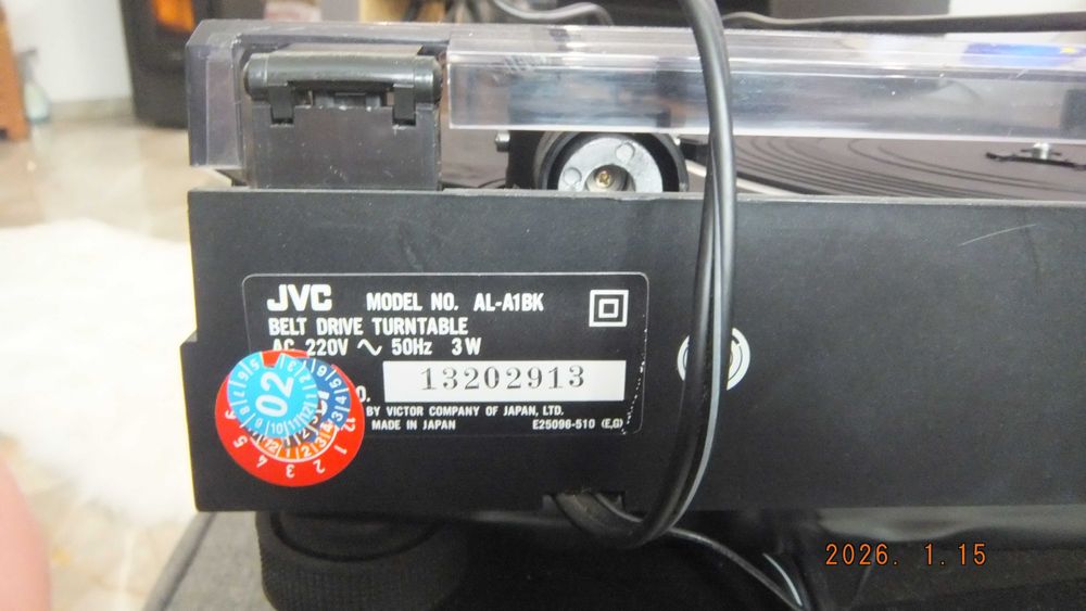 JVC Gramofon Model No AL- A1BK Belt Drive Turntable  M. JAPAN