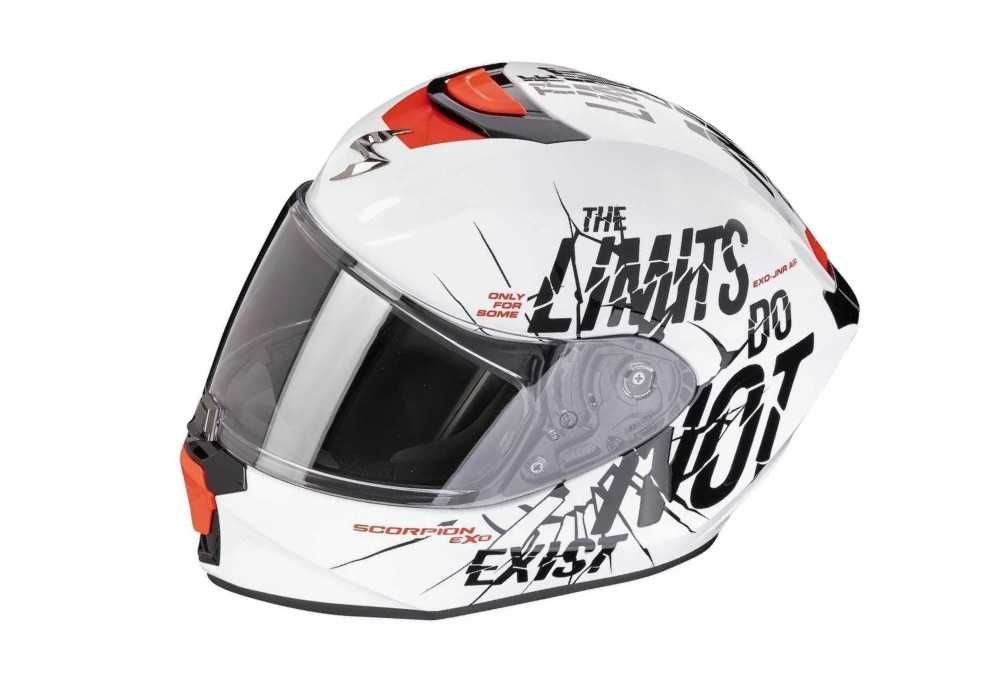 НОВИЙ Мотошолом Scorpion EXO-JNR Air Boum White-Black