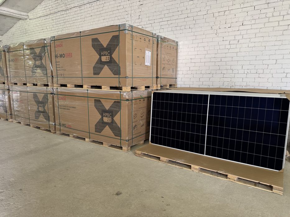 Сонячна панель Longi 645Вт Solar LR7-72HVD-645M Bifacial Hi-MO X10 NEW