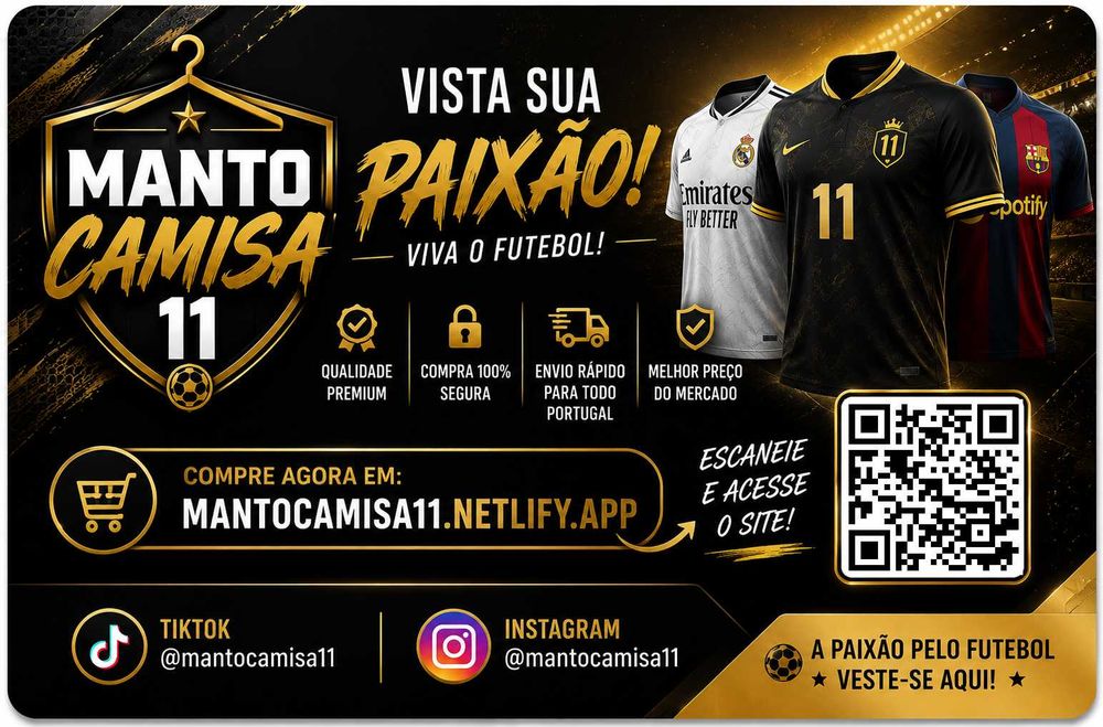 Clubes e Seleções Camisas de Futebol Premium