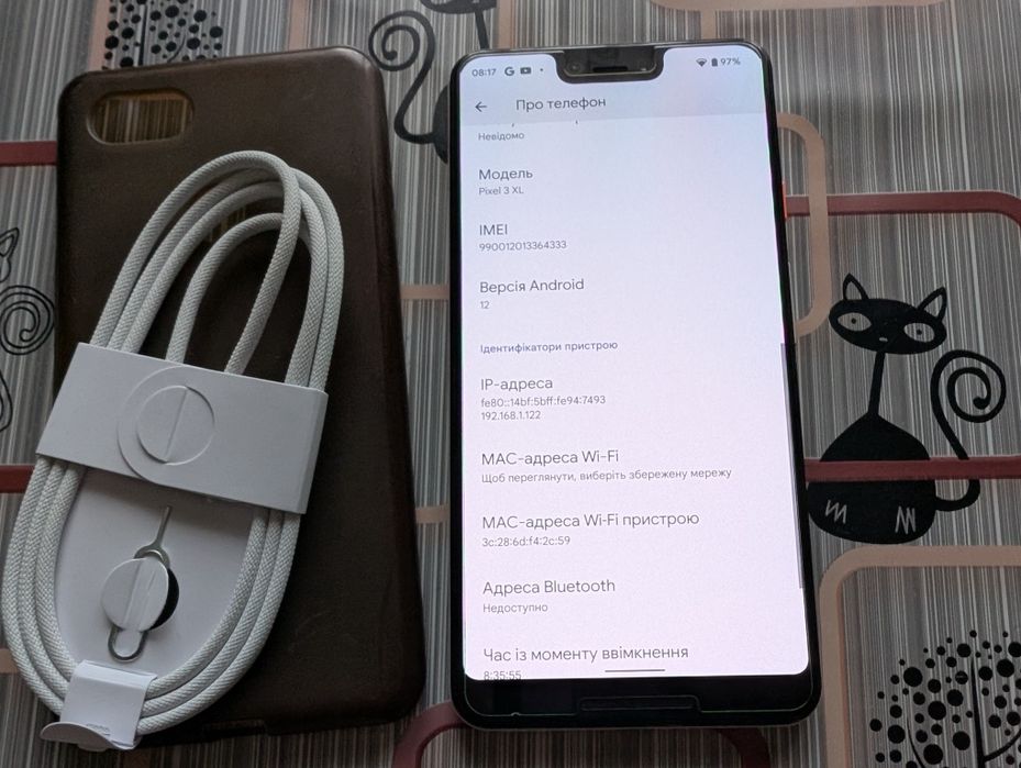 Супер Стан Google Pixel 3XL Not Pink 4-64Gb/Neverlock/2-Sim/95% АКБ/NFC/Без Вигорання/Без Дефектів