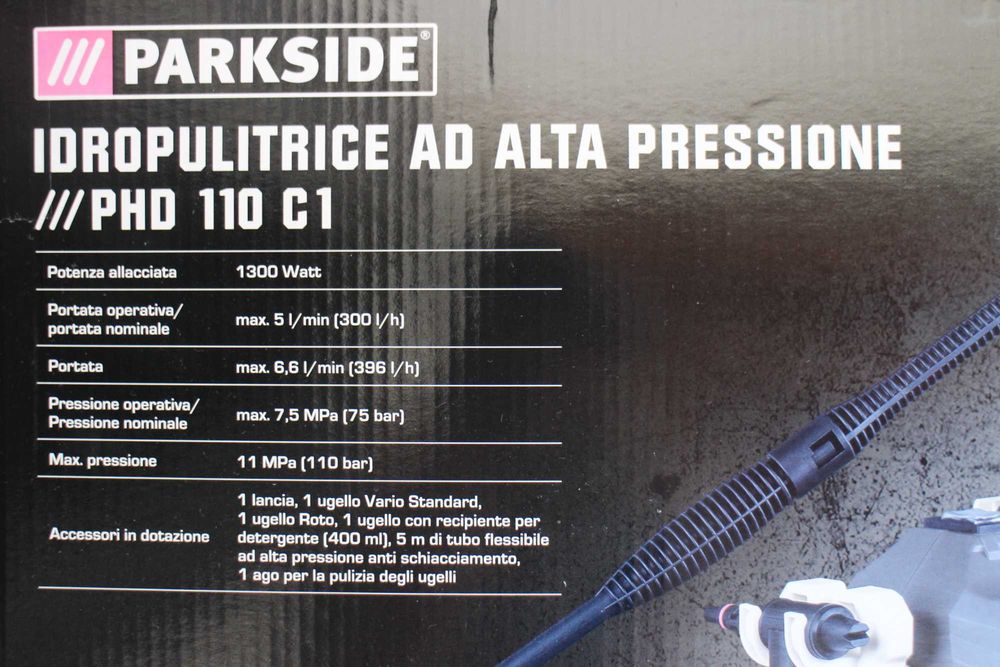 Máquina de alta pressão PARKSIDE