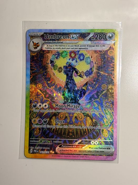 Pokémon TCG Umbreon EX 161/131 Karta Prismatic Evolutions