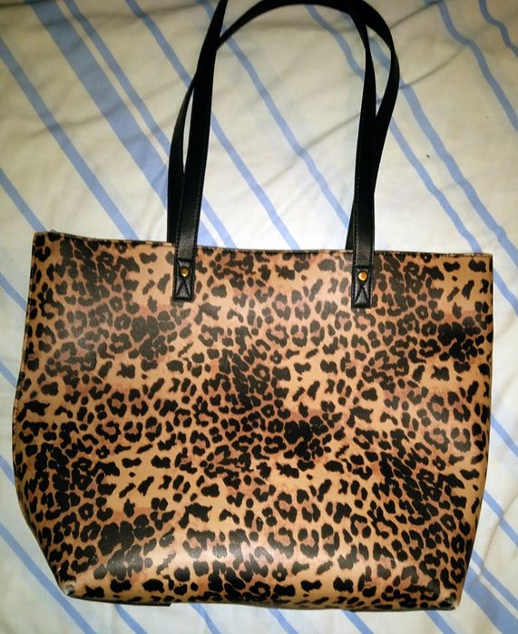 Torba damska New Look pantera,jak nowa