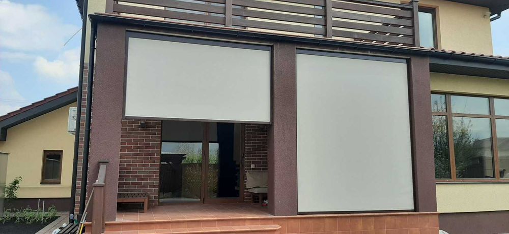 Зовнішні тканинні ролети. Ролети для вулиці.