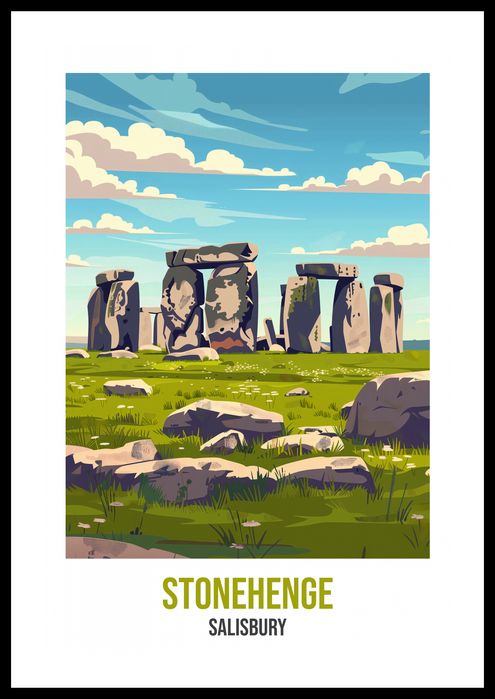 Plakat 40x60cm Stonehenge
