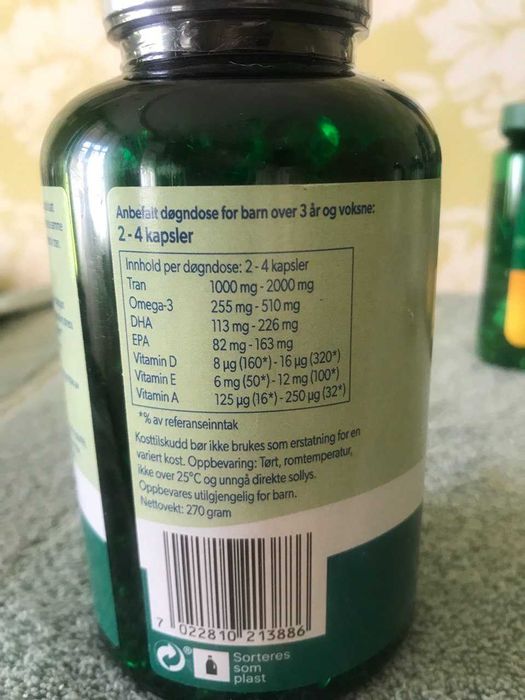 Легендарний риб'ячий жир Норвегія Mollers 160 к, 360 к.,250, 500мл