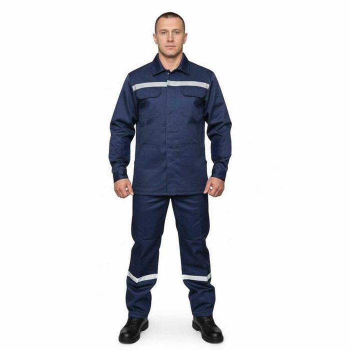 Робочий костюм із СВП тканини «Грета» Темно-синій ‼️ Є РОЗМІРИ ‼️