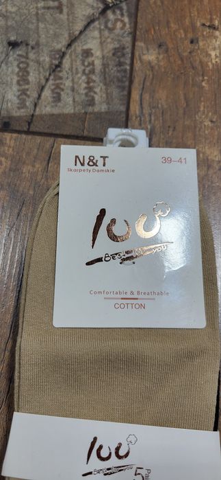 Komplet skarpet 5 par damskie bawełna premium Miękkie logo uni 39-42