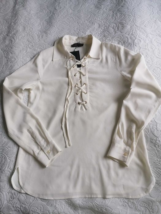 Kremowa bluzka Trussardi Jeans