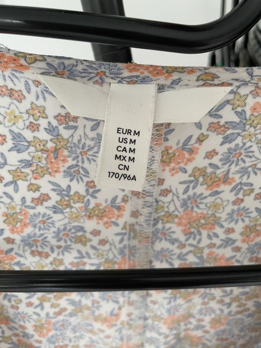 Sukienka rozm M, h&m kopertowa wiskoza