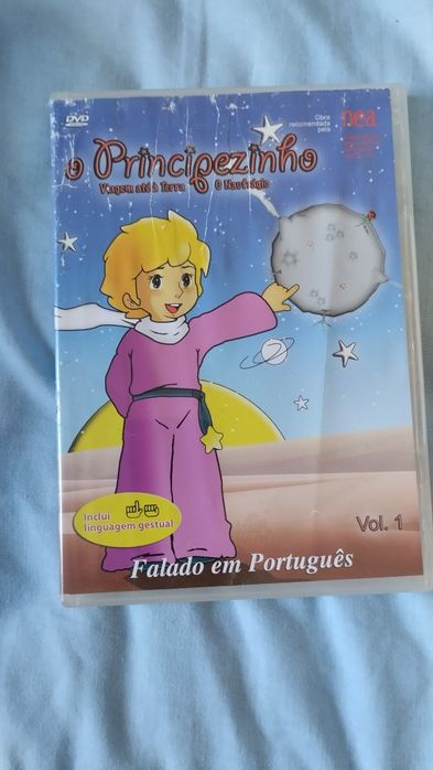 Conjunto de 6 DVD do príncipezinho
