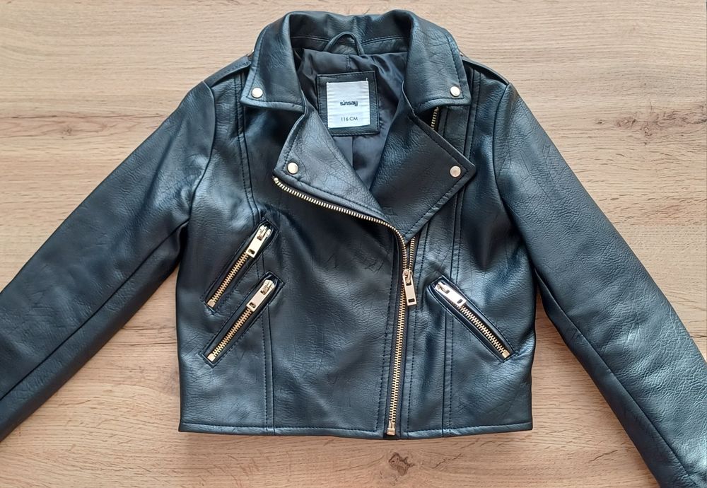 Kurtka ramoneska dziewczęca r.116