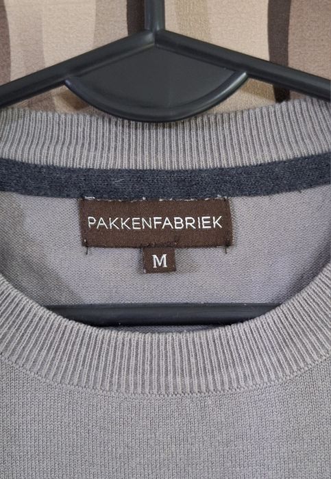 Sweter szary Pakkenfabriek