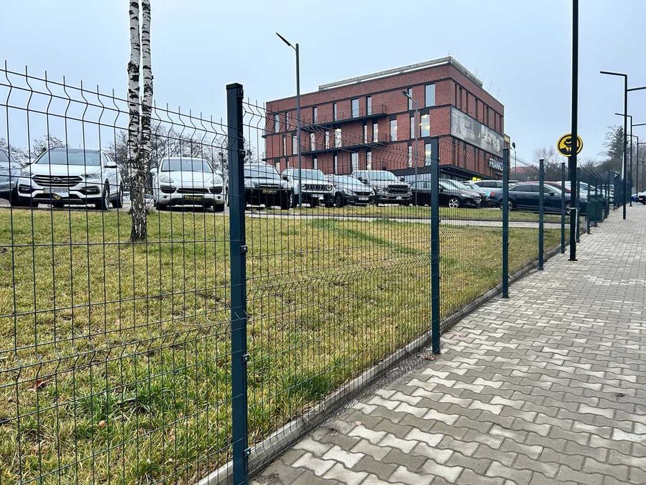 Секційна металева огорожа 3Д від виробника, безкоштовна доставка