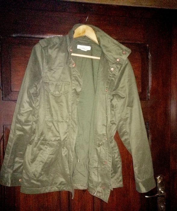 TCHIBO KHAKI Kurtka bawełniana