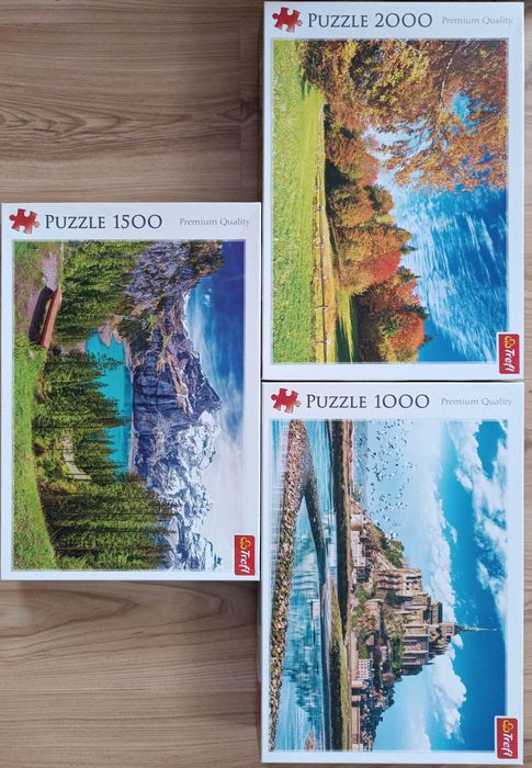 Puzzle 1000 1500 2000 - zestaw
