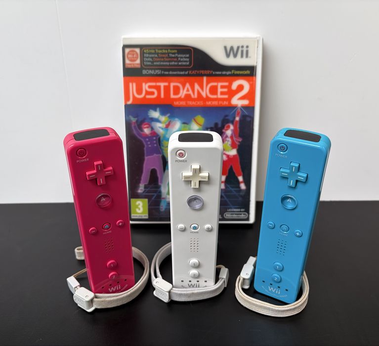 Pack 3 Comando Motion Wii+ Just Dance 2 Holografico