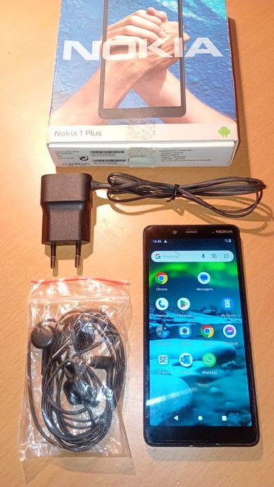 Nokia 1 Plus 4G na caixa
