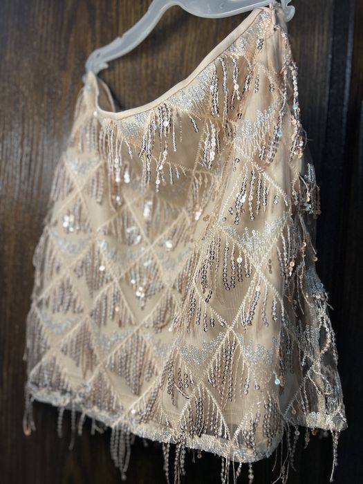 Жіноча спідниця з паєтками блискітками