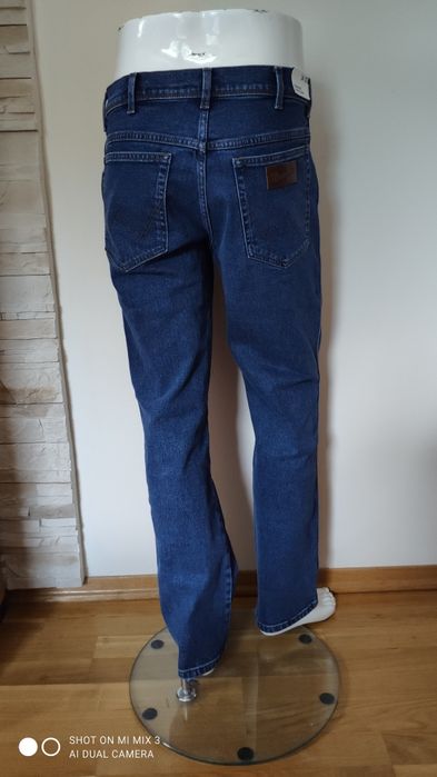 Wrangler Texas Straight Blast Blue męskie jeansy rozm 34/32 jak 35/32
