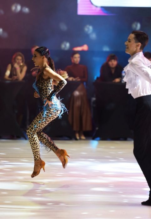 Сукня латина юніори Комбінезон Комплект Плаття для бальних танців