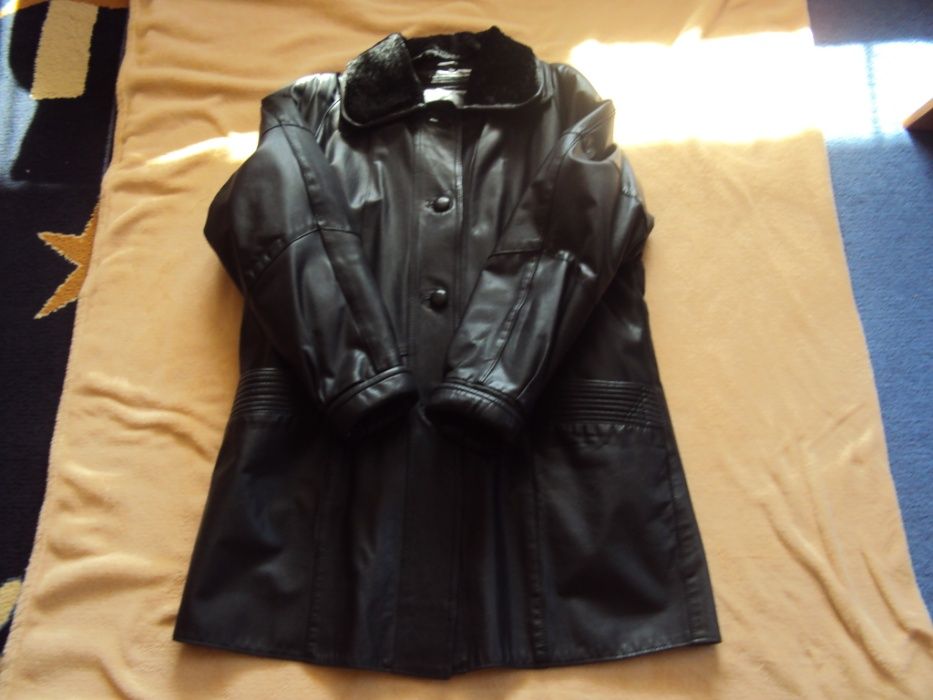 Kurtka skórzana damska L
