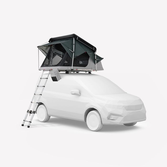 Tenda de tejadilho rígida Fresh&Black 2 lugares, Quechua x NaïtUp