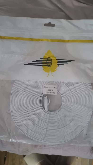 Cat6 RJ-45 15м мідний кабель enthernet