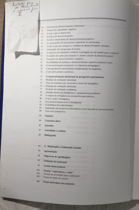 Psicologia do desenvolvimento e educação de jovens