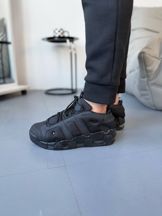 36-45 Nike Air More Uptempo Low Black