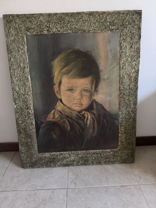 Quadro menino que chora