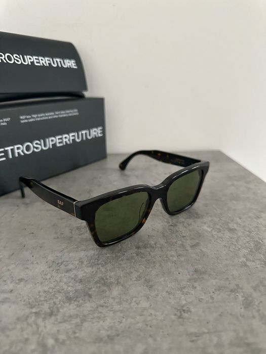 Retrosuperfuture сонцезахисні окуляри wayfarer коричневі