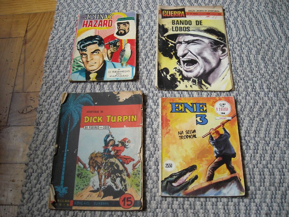 Banda desenhada antiga - 4 exemplares