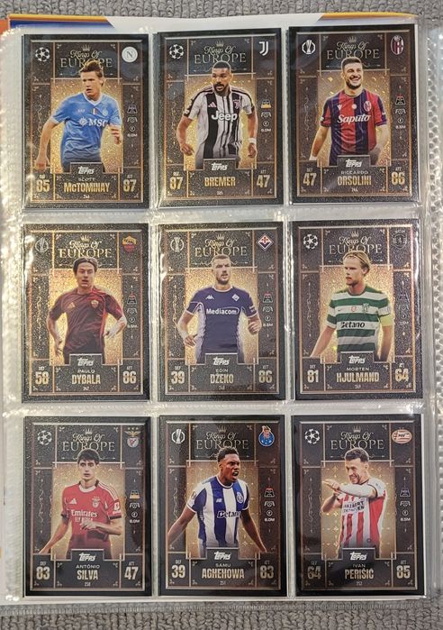 Lote de Cartas Match Attax Extra 2025-26