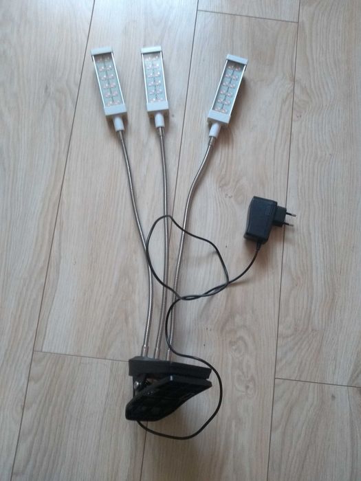 Lampa LED do uprawy/wzrost roślin ETSHiP, potrójna, wyłącznik czasowy