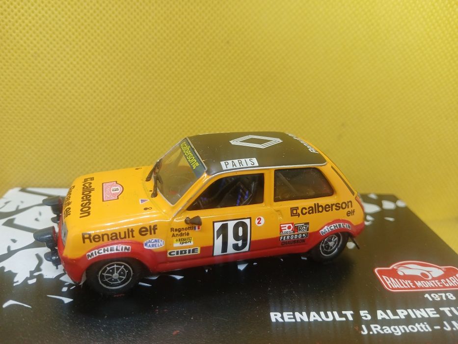 Miniaturas 1/43 Ralies 8 modelos em estado novo